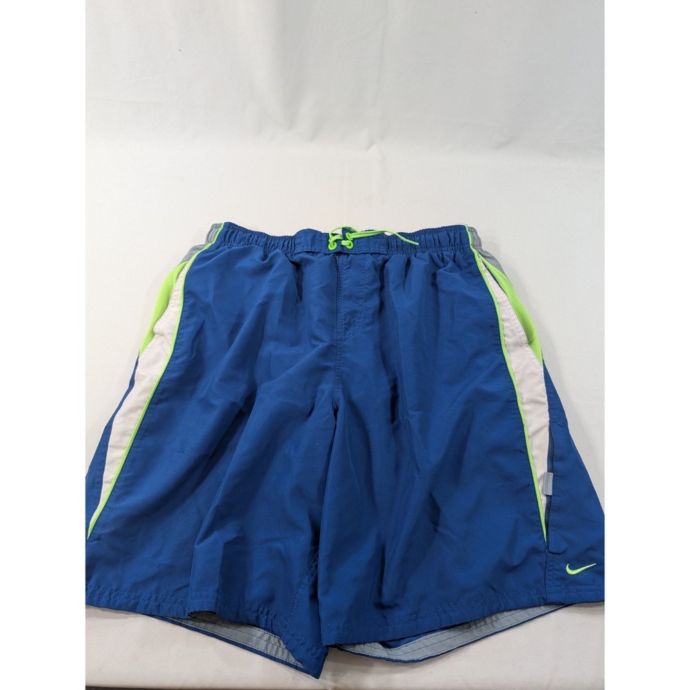 Nike‎ Swim Trunks Adult XXL Blue Green Bathing Suit Outdoors Mens